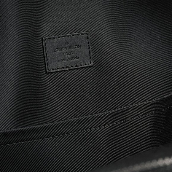 Louis Vuitton Takeoff Black Leather LV Monogram Backpack - Picture 13 of 14